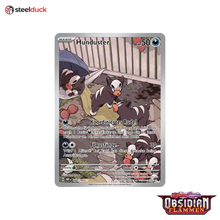 Hunduster (204/197) Obsidianflammen - Illustration Rare