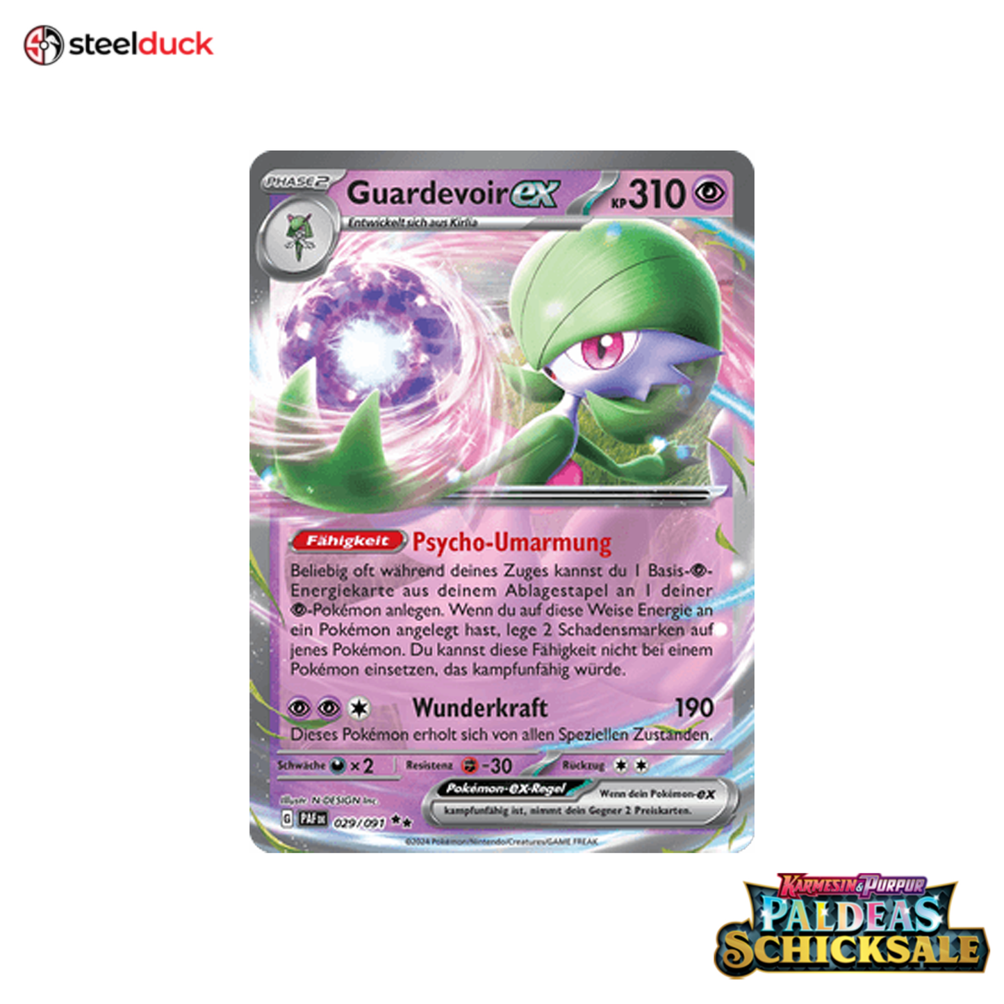 Guardevoir ex (029/091) Paldeas Schicksale - Double Rare