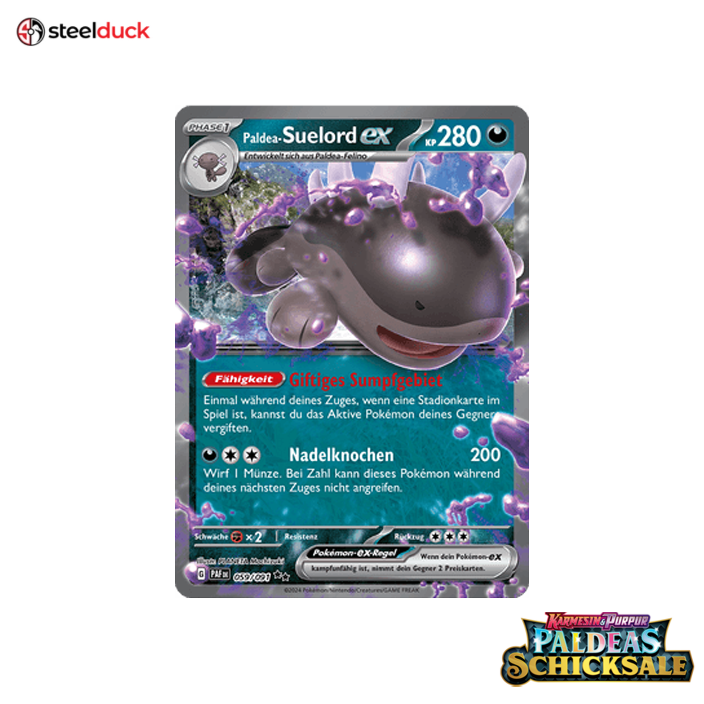 Paldea-Suelord ex (059/091) Paldeas Schicksale - Double Rare