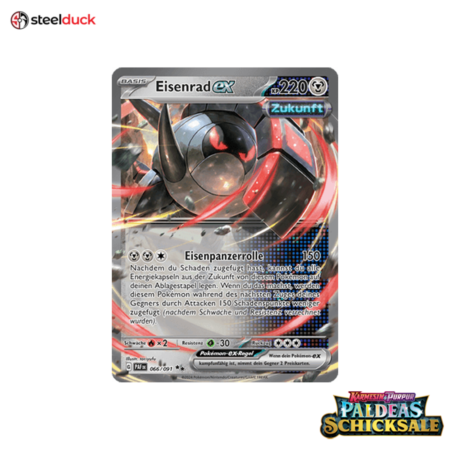Eisenrad ex (066/091) Paldeas Schicksale - Double Rare
