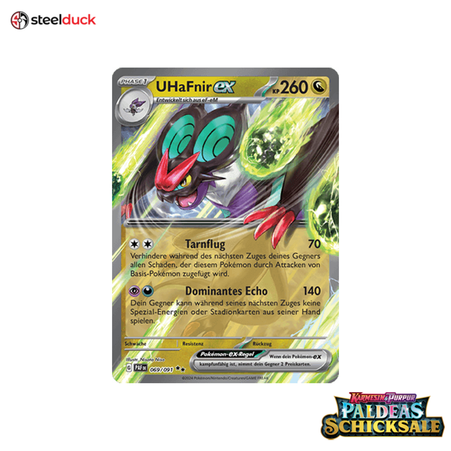 UHaFnir ex (069/091) Paldeas Schicksale - Double Rare