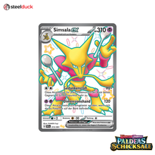 Simsala ex (215/091) Paldeas Schicksale - Ultraseltene schillernde Sammelkarte