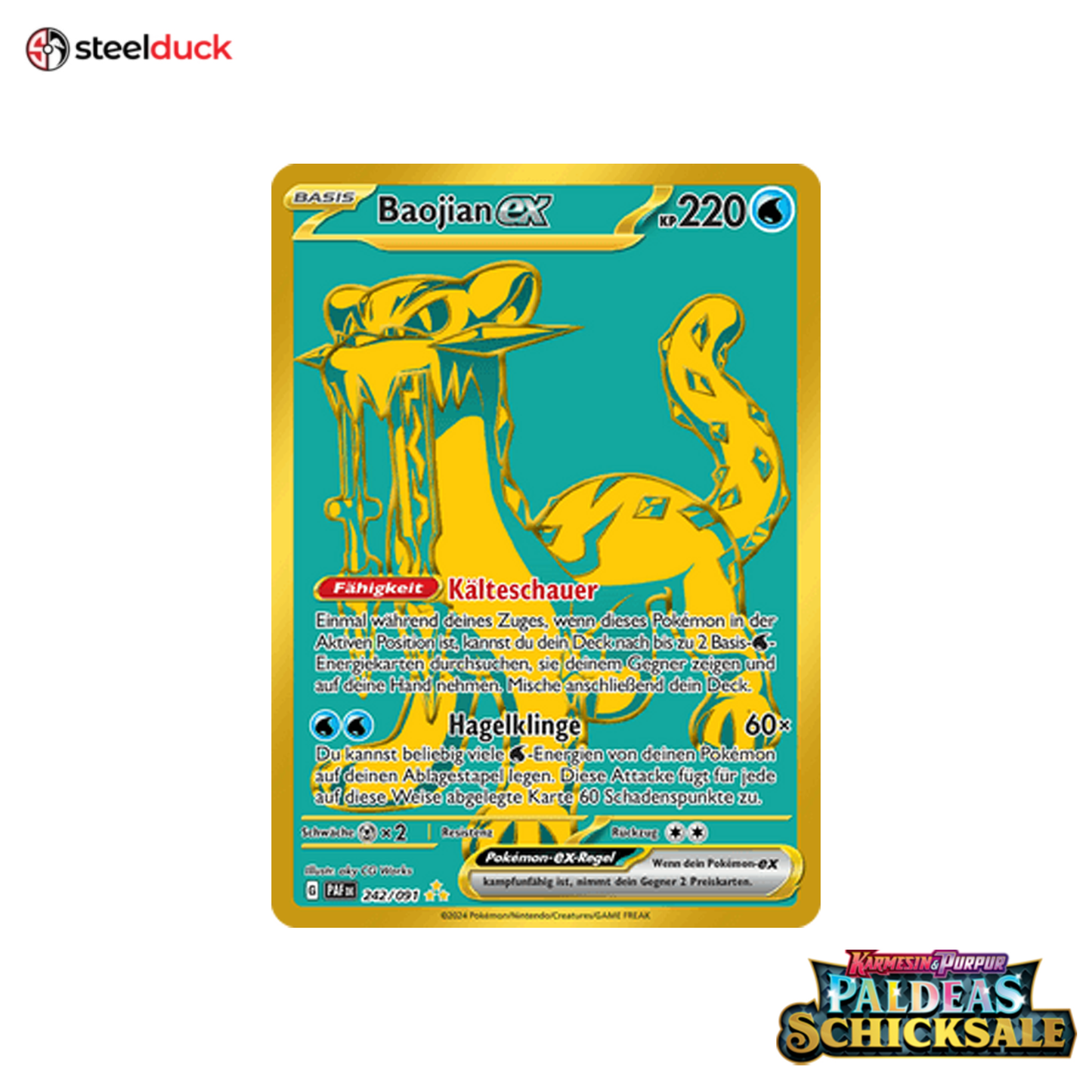Baojian ex (242/091) Paldeas Schicksale - Secret Rare