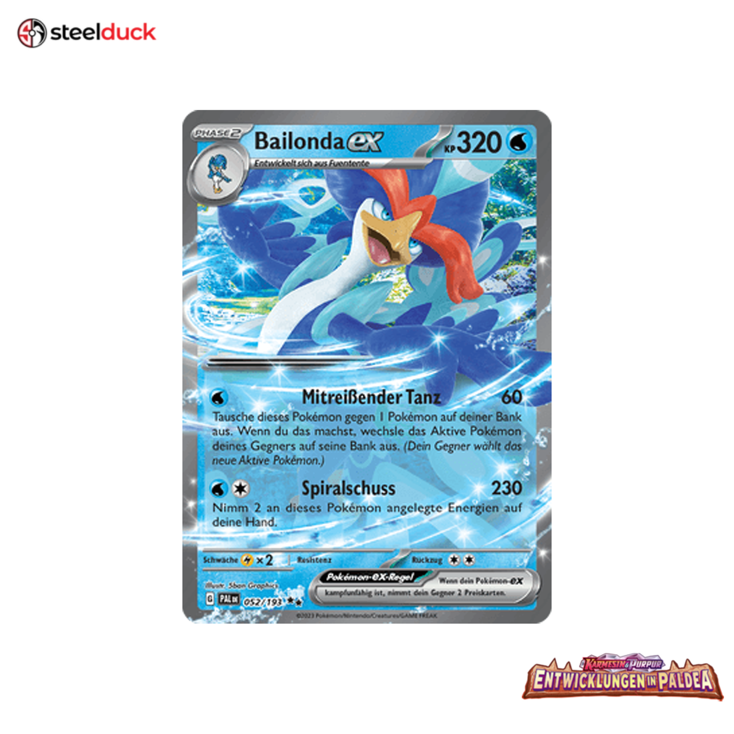 Bailonda ex (052/193) Entwicklungen in Paldea - Double Rare