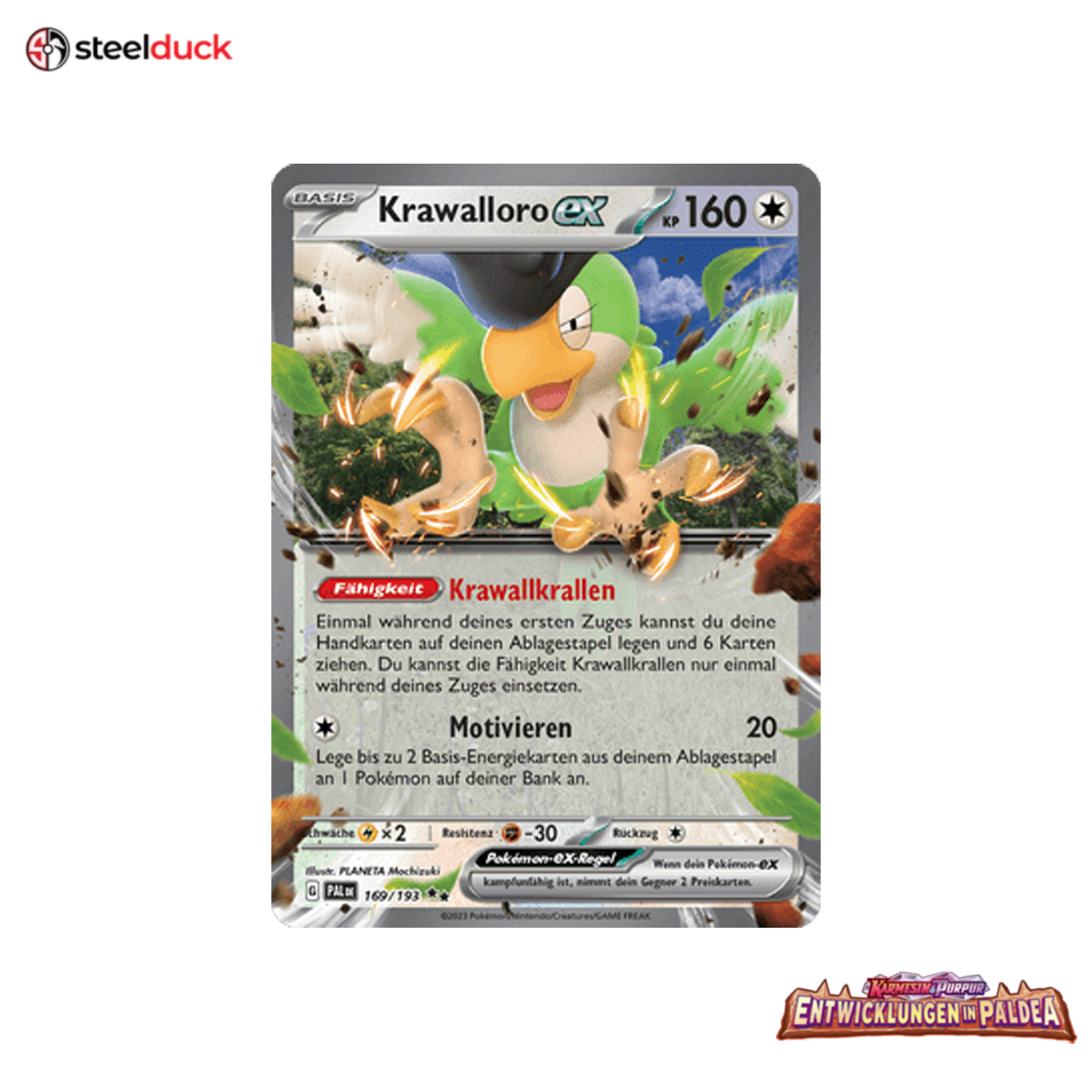 Krawalloro ex (169/193) Entwicklungen in Paldea - Double Rare