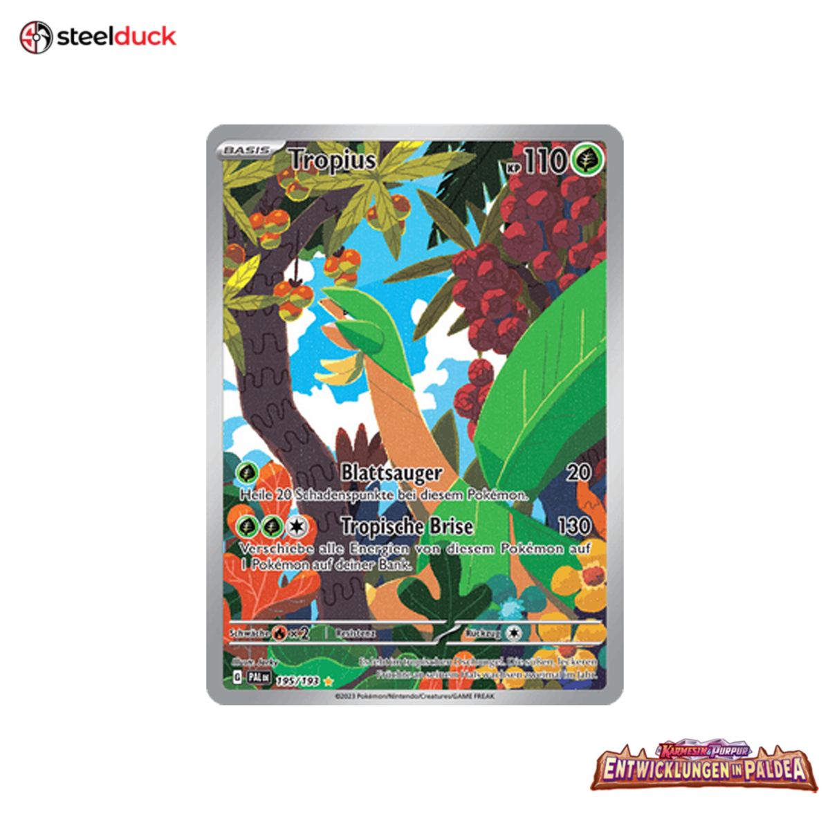 Tropius (195/193) Entwicklungen in Paldea - Illustration Rare