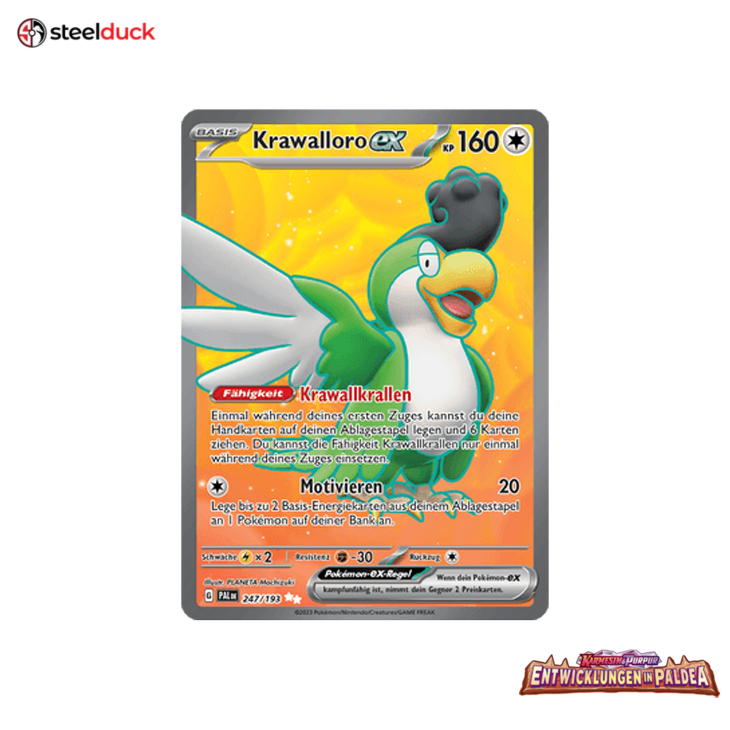 Krawalloro ex (247/193) Entwicklungen in Paldea - Ultra Rare