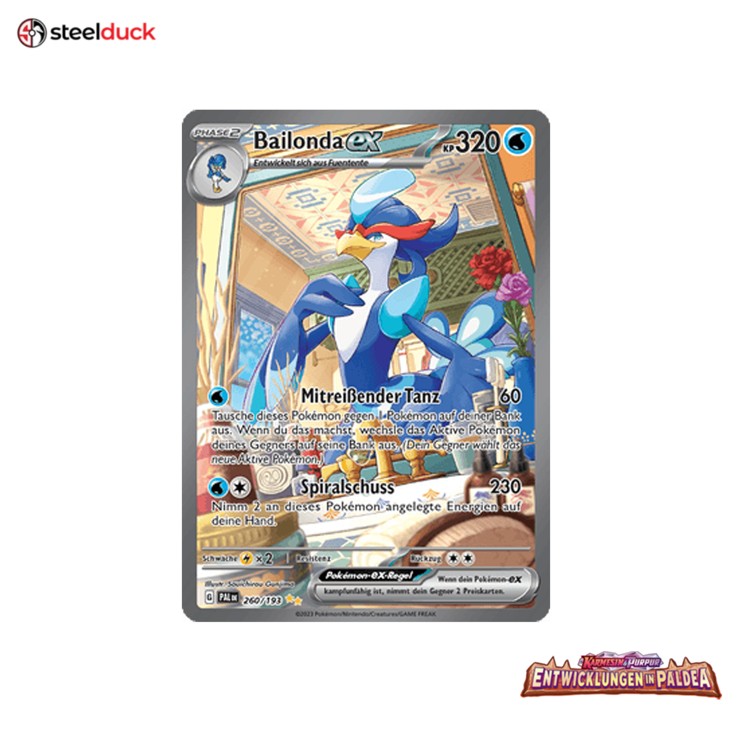 Bailonda ex (260/193) Entwicklungen in Paldea - Special Illustration Rare