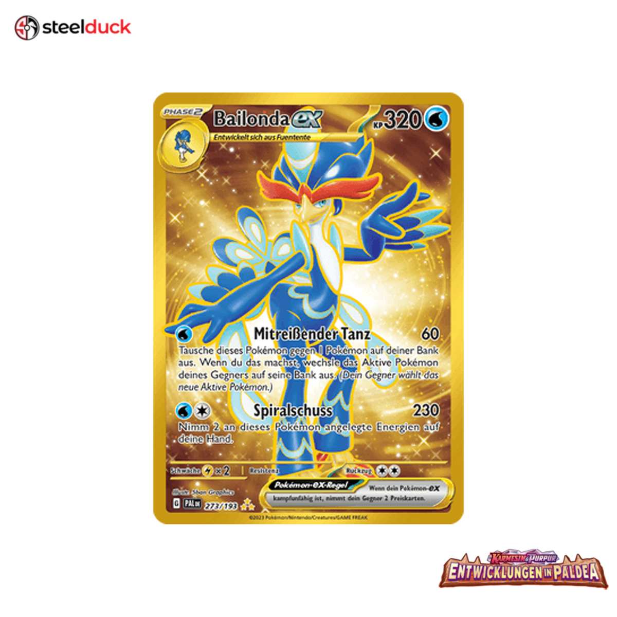 Bailonda ex (273/193) Entwicklungen in Paldea - Secret Rare
