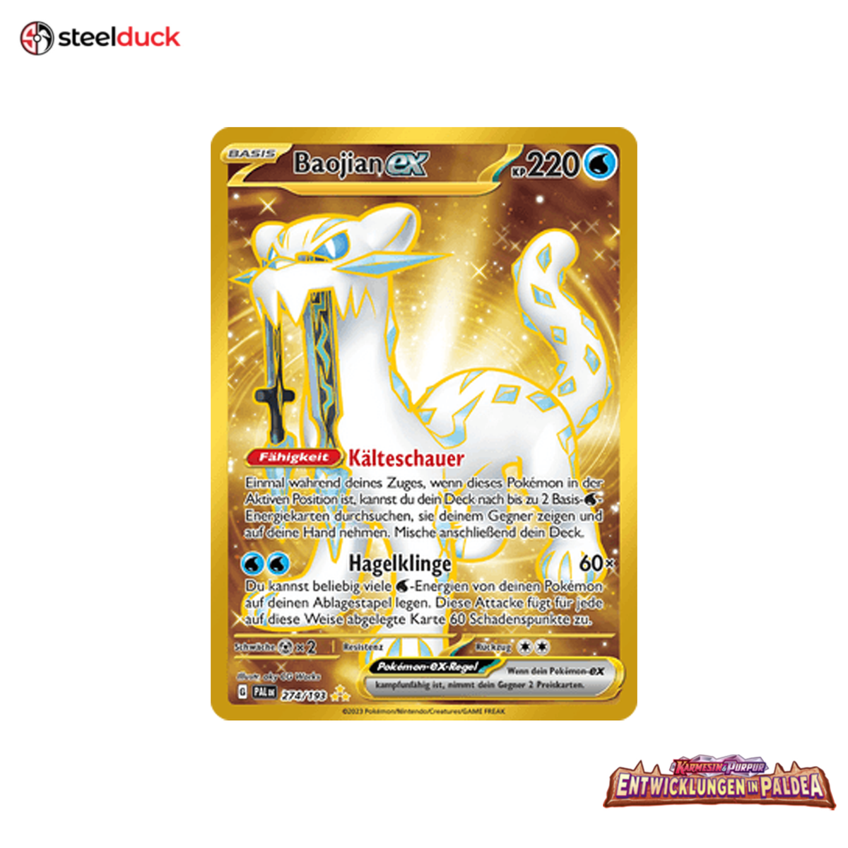 Baojian ex (274/193) Entwicklungen in Paldea - Secret Rare