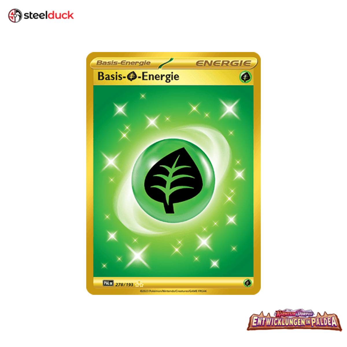 Basis-Pflanze-Energie (278/193) Entwicklungen in Paldea - Secret Rare