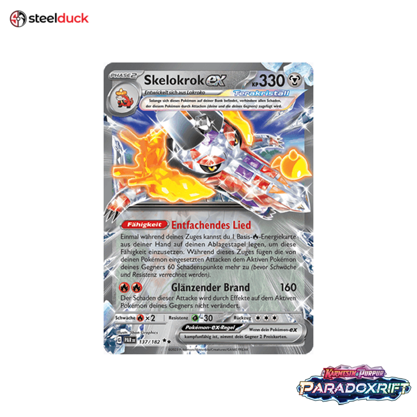 Skelokrok ex (137/182) Paradoxrift - Double Rare