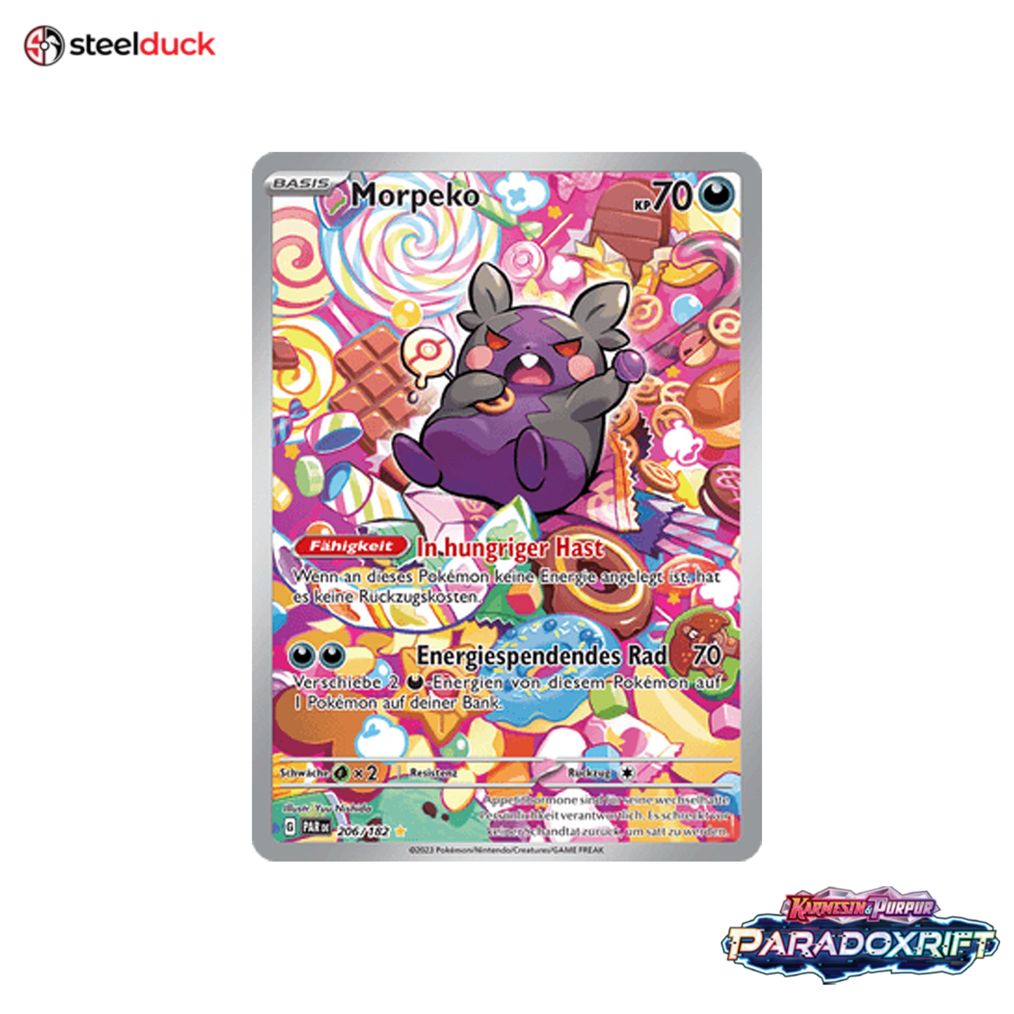 Morpeko (206/182) Paradoxrift - Illustration Rare