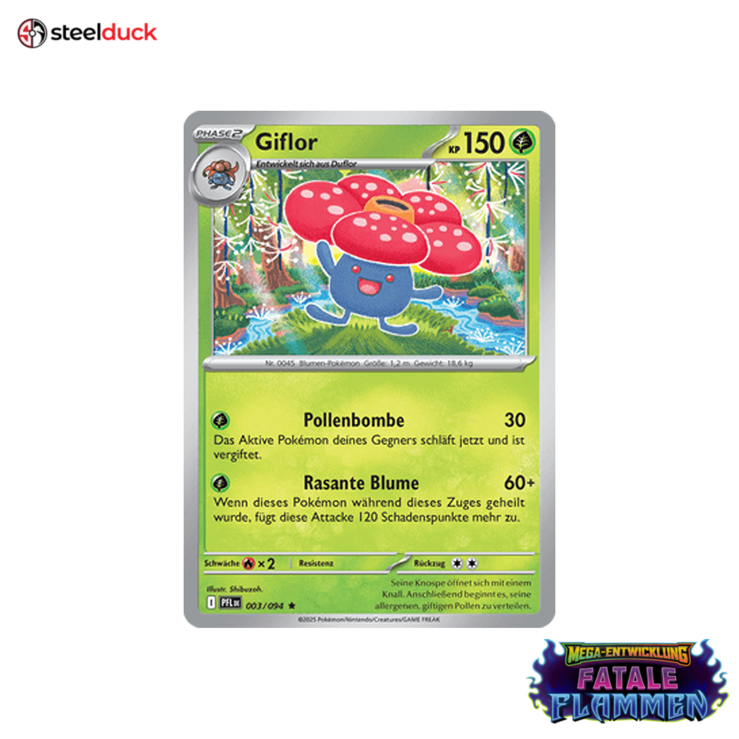 Giflor (003/094) Fatale Flammen - Rare