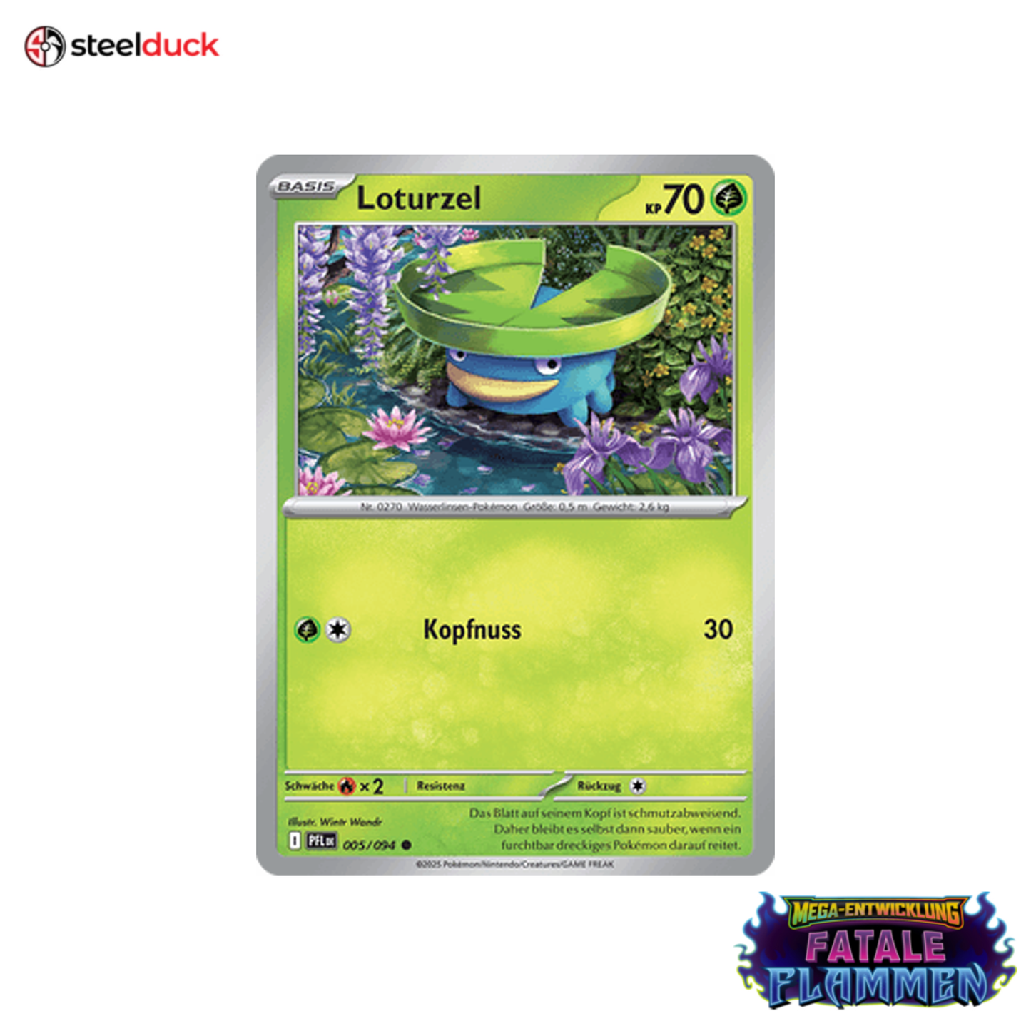 Loturzel (005/094) Fatale Flammen - Common