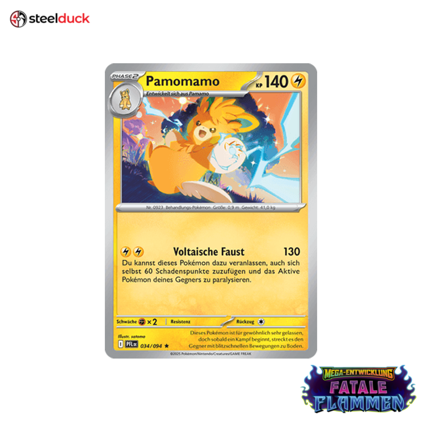 Pamomamo (034/094) Fatale Flammen - Rare