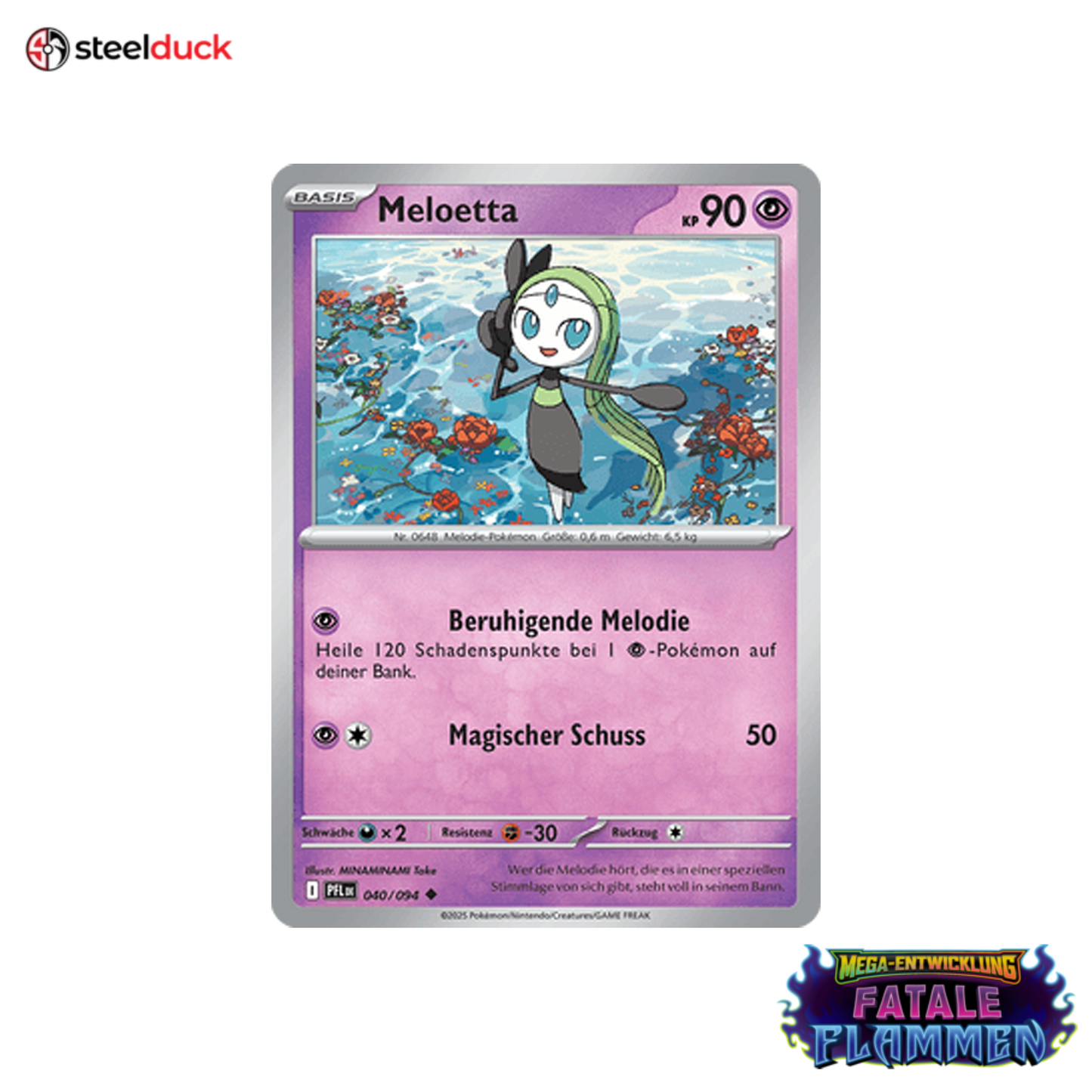 Meloetta (040/094) Fatale Flammen - Uncommon