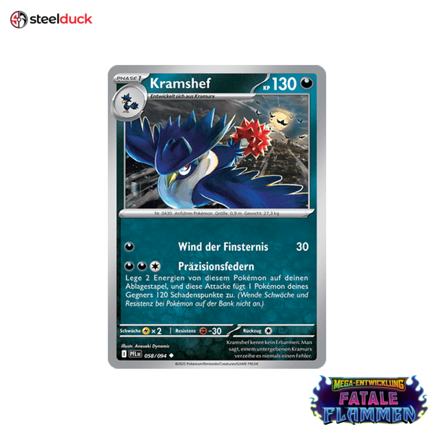 Kramshef (058/094) Fatale Flammen - Uncommon