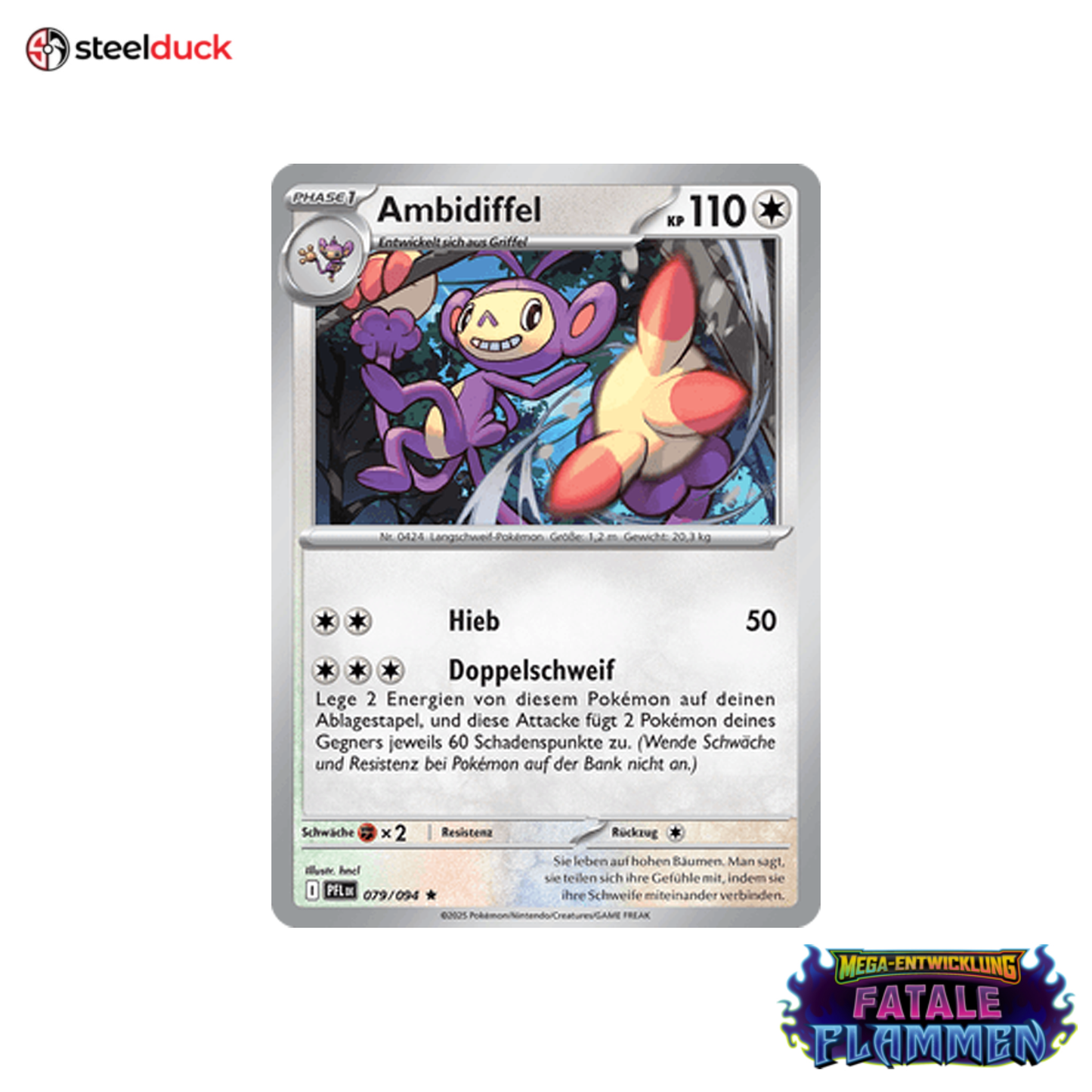 Ambidiffel (079/094) Fatale Flammen - Rare