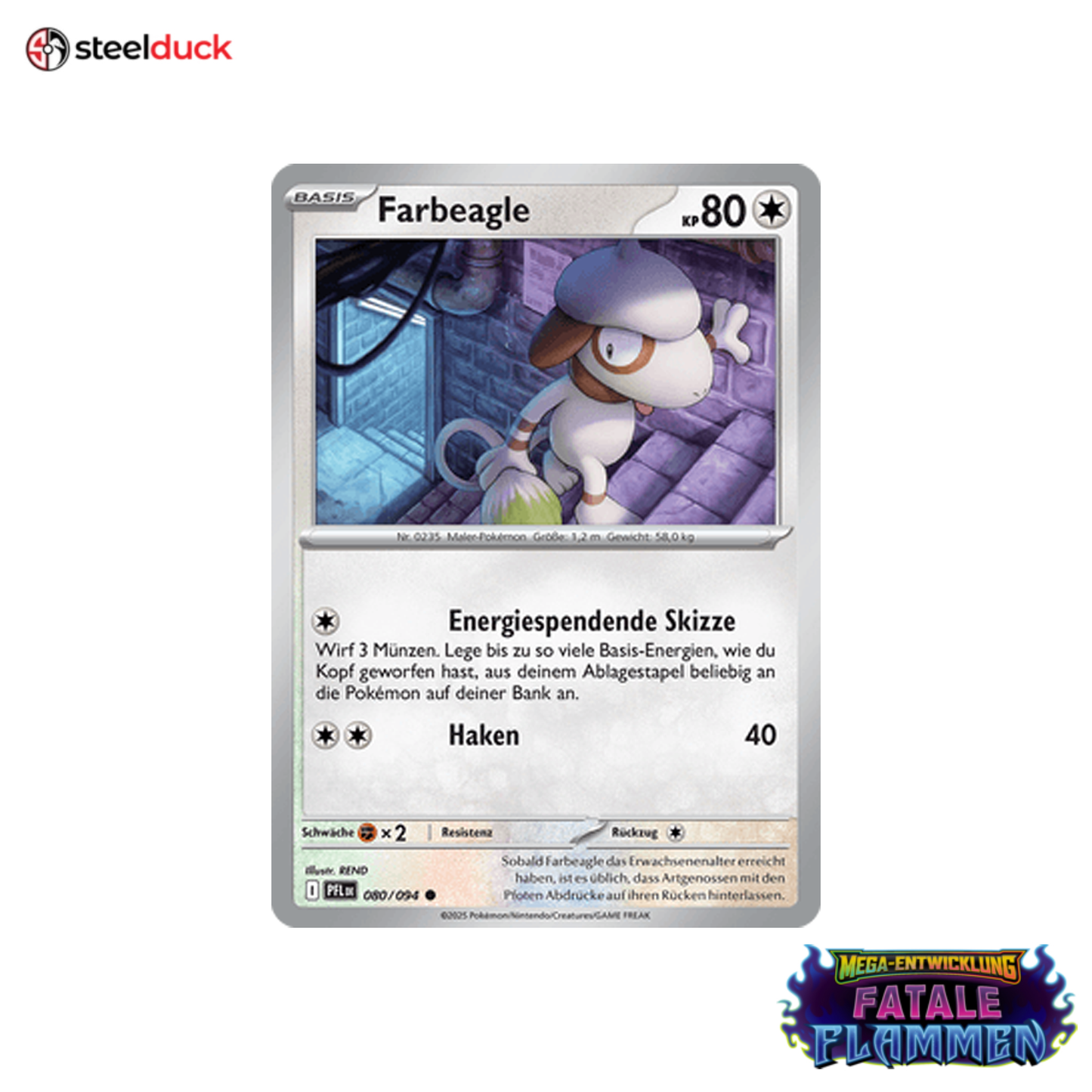 Farbeagle (080/094) Fatale Flammen - Common