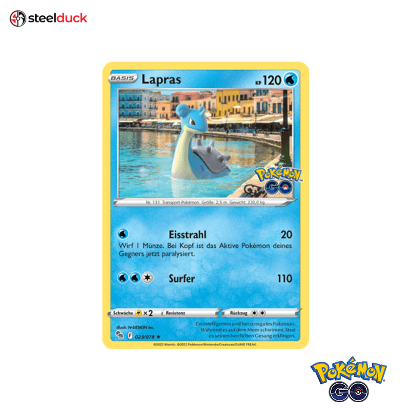 Lapras (023/078) Pokémon Go - Holo Rare