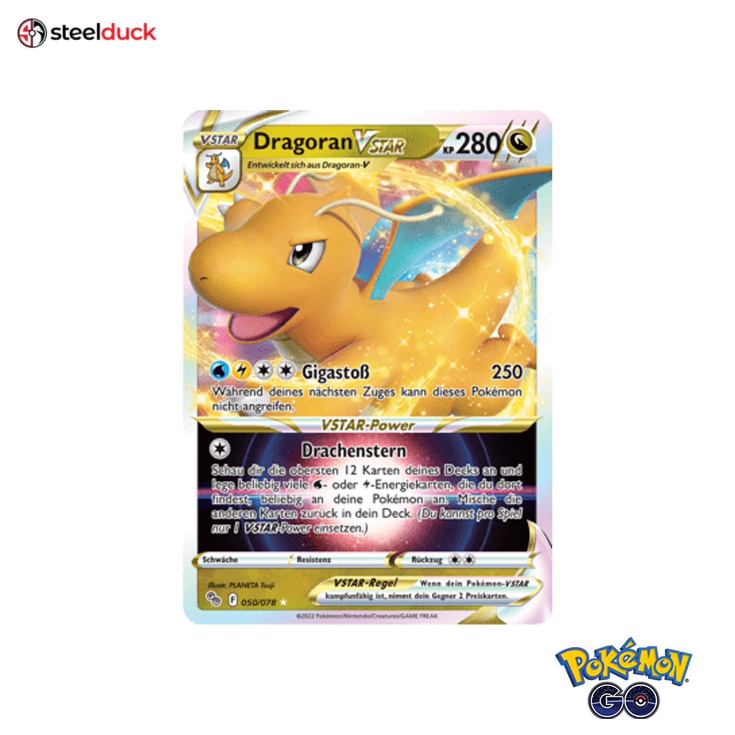 Dragoran VSTAR (050/078) Pokémon Go - Holo Rare VSTAR