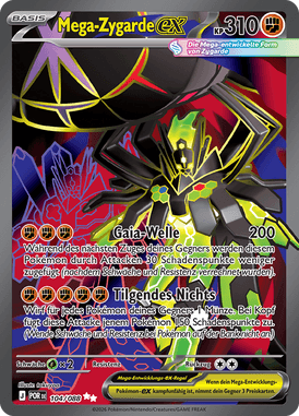 Mega-Zygarde ex (104/088) Optimale Ordnung - Ultra Rare
