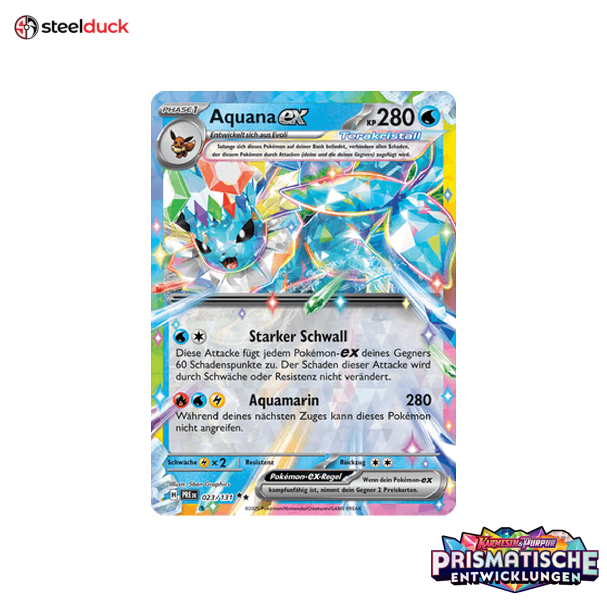 Aquana ex (023/131) Prismatische Entwicklungen - Double Rare