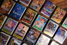 One Piece 50 ORIGINALE Karten + 5 HOLOS - ENGLISCH - BELIEBTE KARTEN