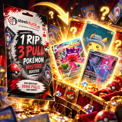 steelduck's 1 RIP 3 PULL POKÉMON MYSTERY BOOSTER - PHASE 1