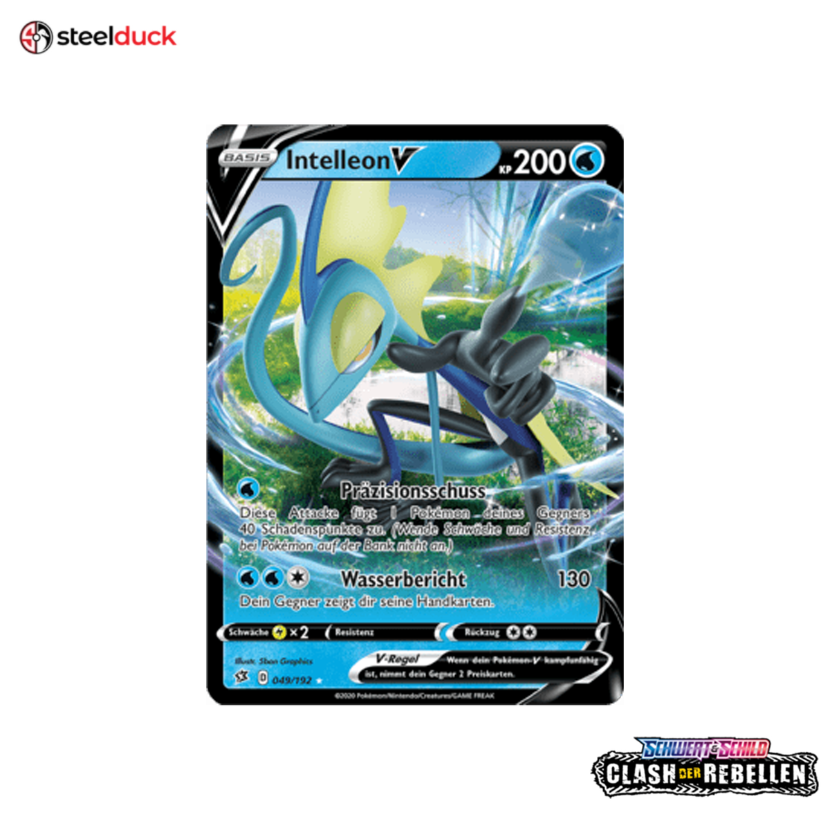 Intelleon V (049/192) Clash der Rebellen - Holo Rare V