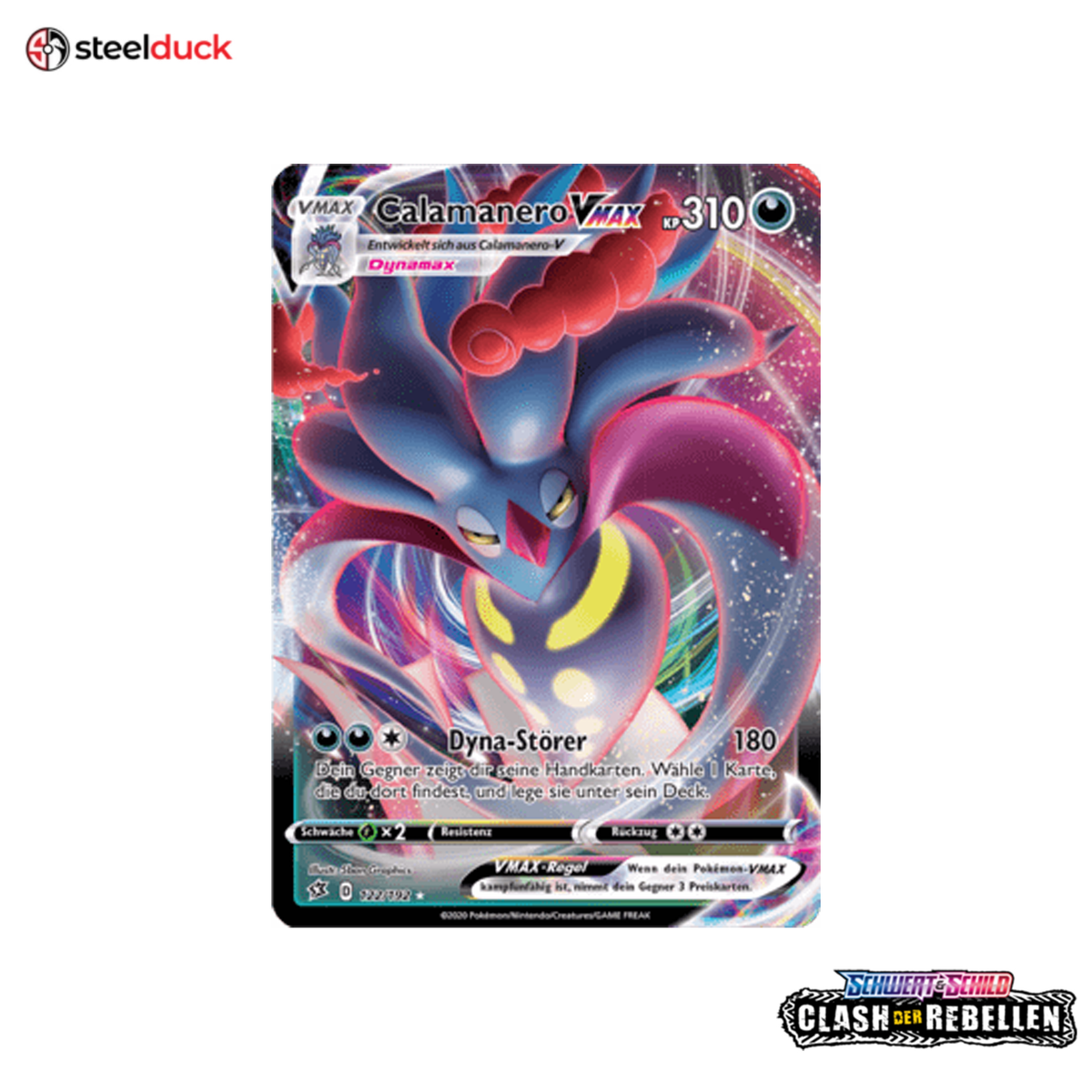 Calamanero VMAX (122/192) Clash der Rebellen - Holo Rare VMAX