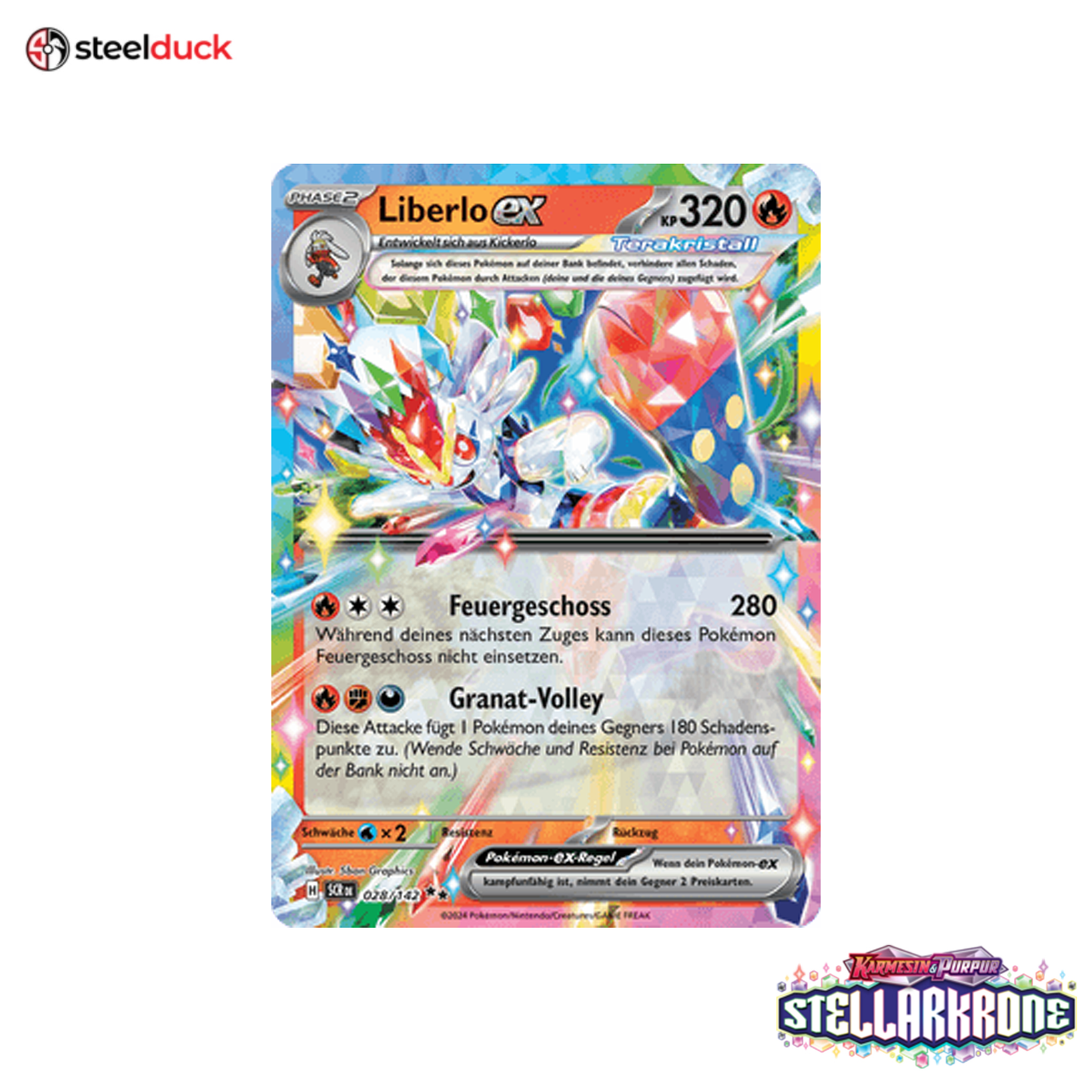 Liberlo ex (028/142) Stellarkrone - Double Rare