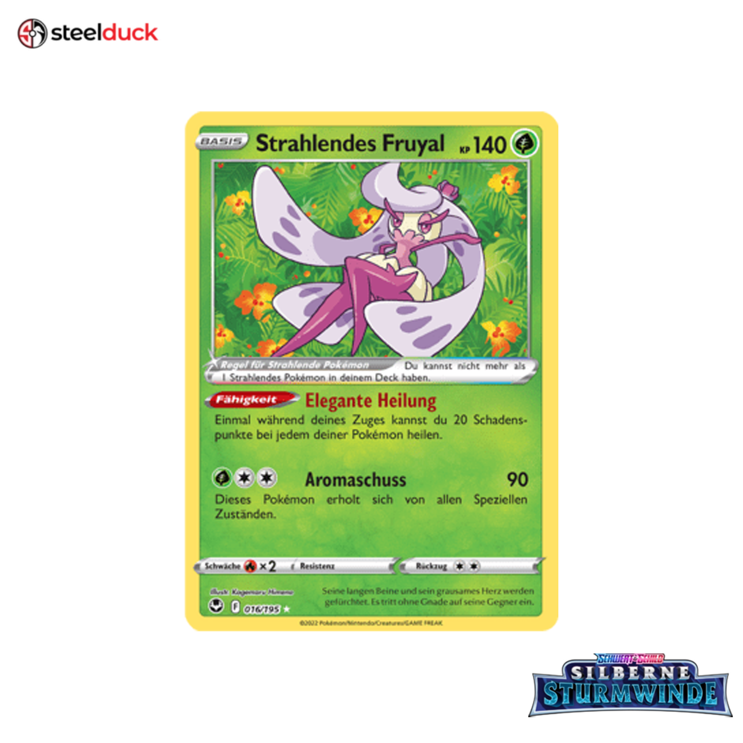 Strahlendes Fruyal (016/195) Silberne Sturmwinde - Shiny Rare