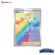 Arbeiterin (209/195) Silberne Sturmwinde - Rainbow Rare