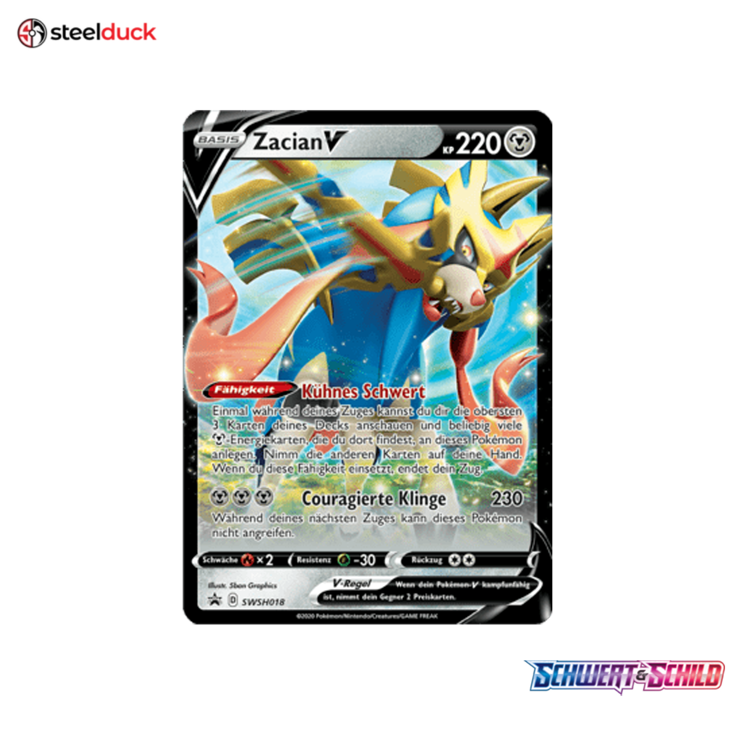 Zacian V (SWSH018) SWSH Black Star Promos
