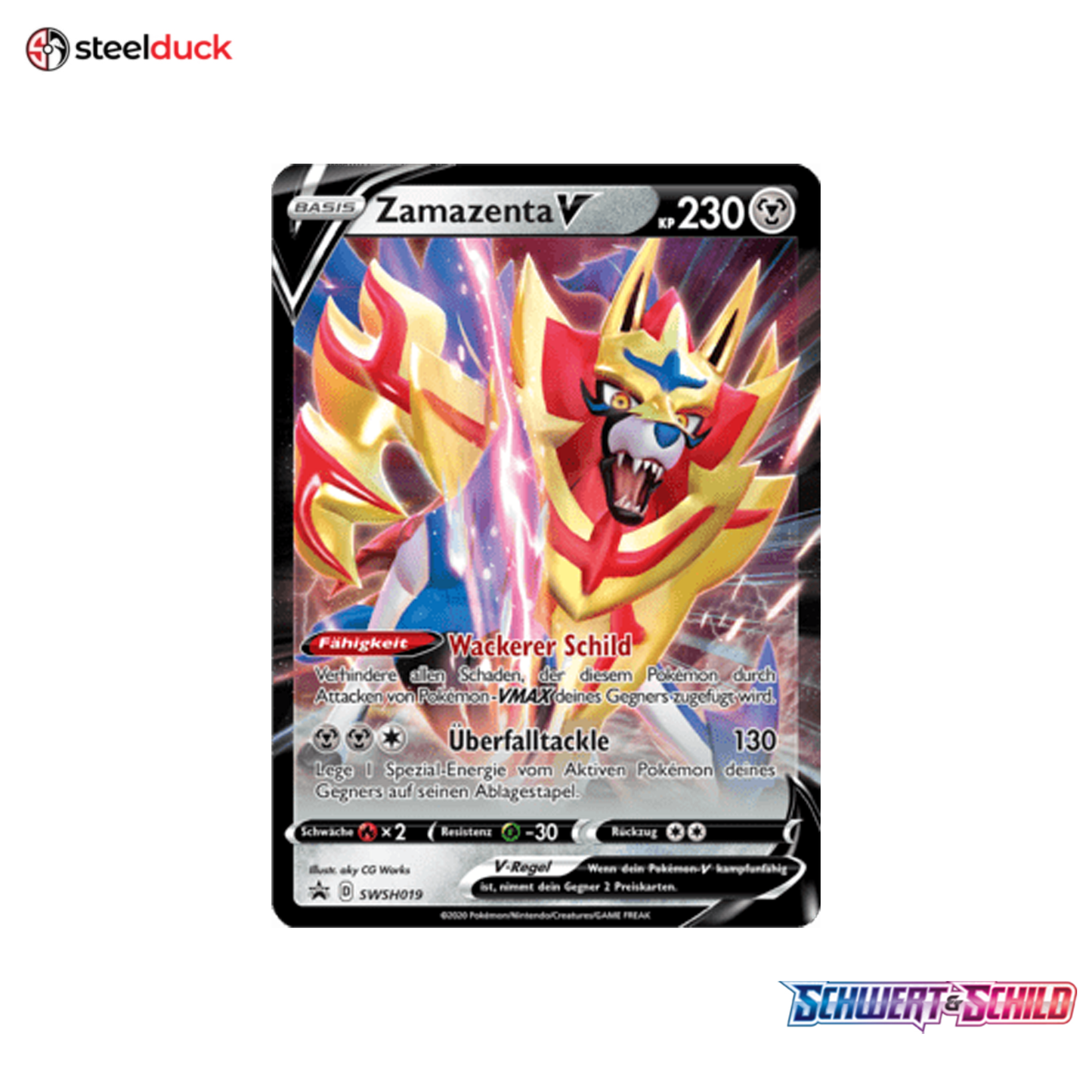 Zamazenta V (SWSH019) SWSH Black Star Promos