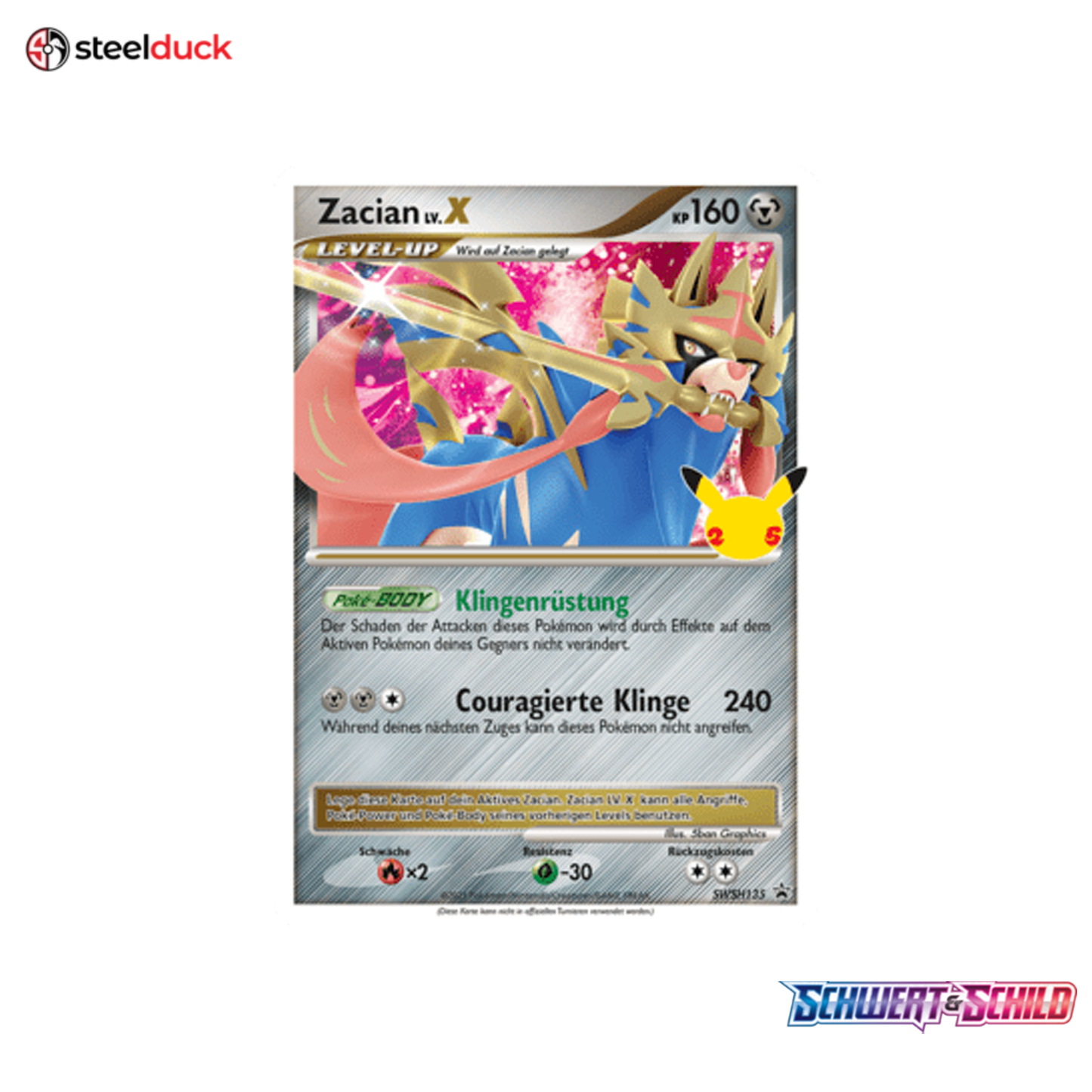 Zacian (SWSH135) SWSH Black Star Promos