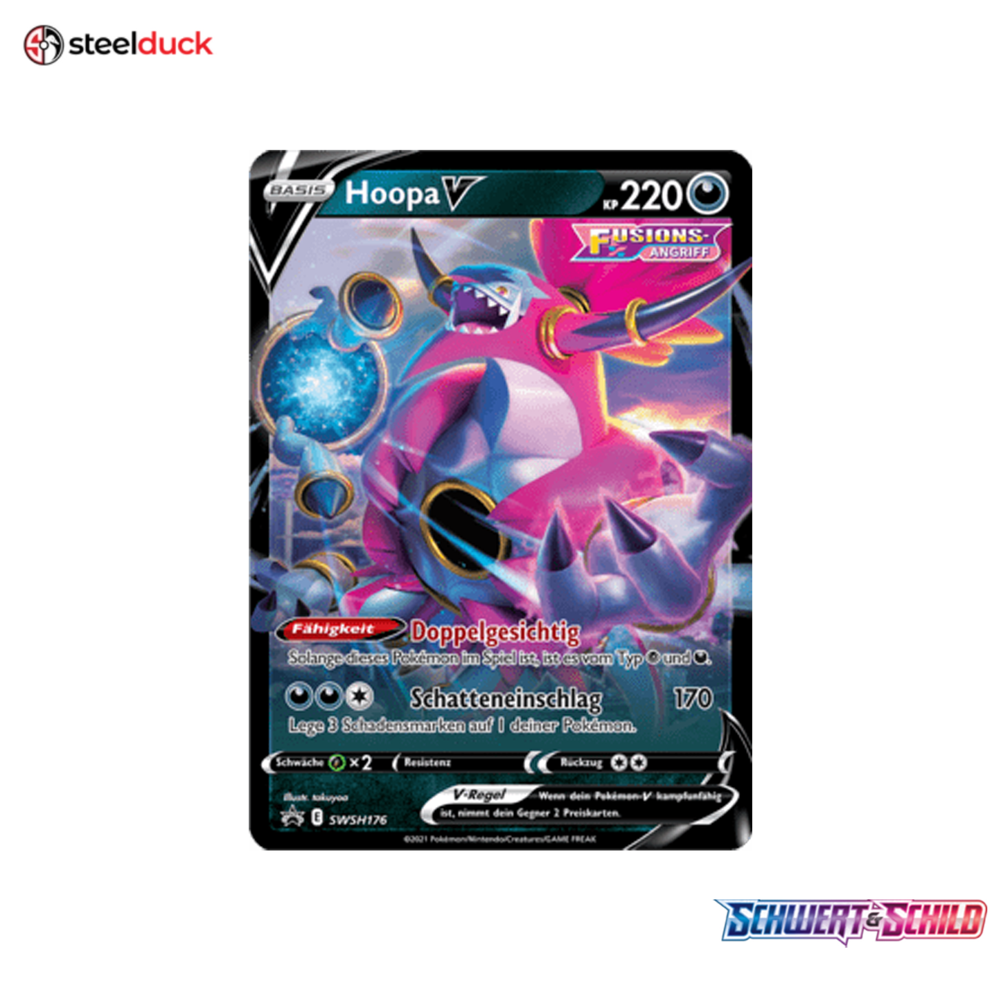 Hoopa V (SWSH176) SWSH Black Star Promos