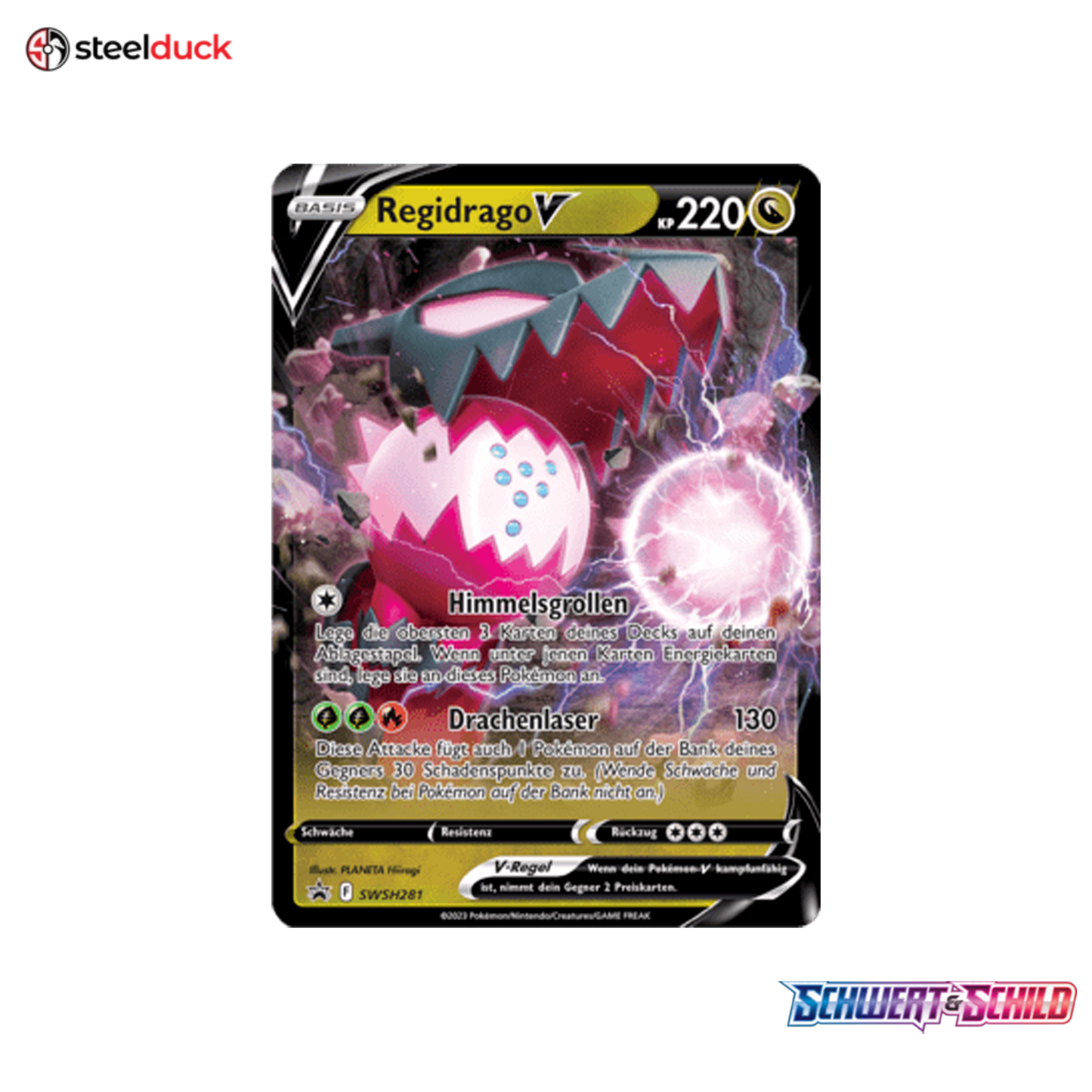 Regidrago V (SWSH281) SWSH Black Star Promos