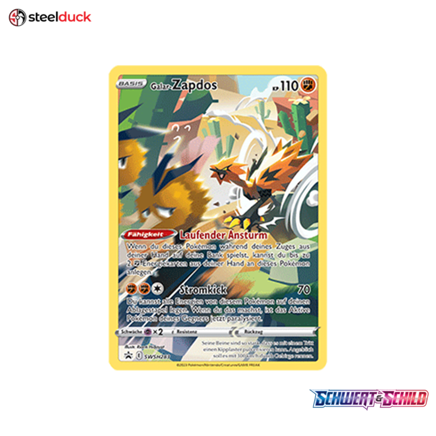 Galar-Zapdos (SWSH283) SWSH Black Star Promos