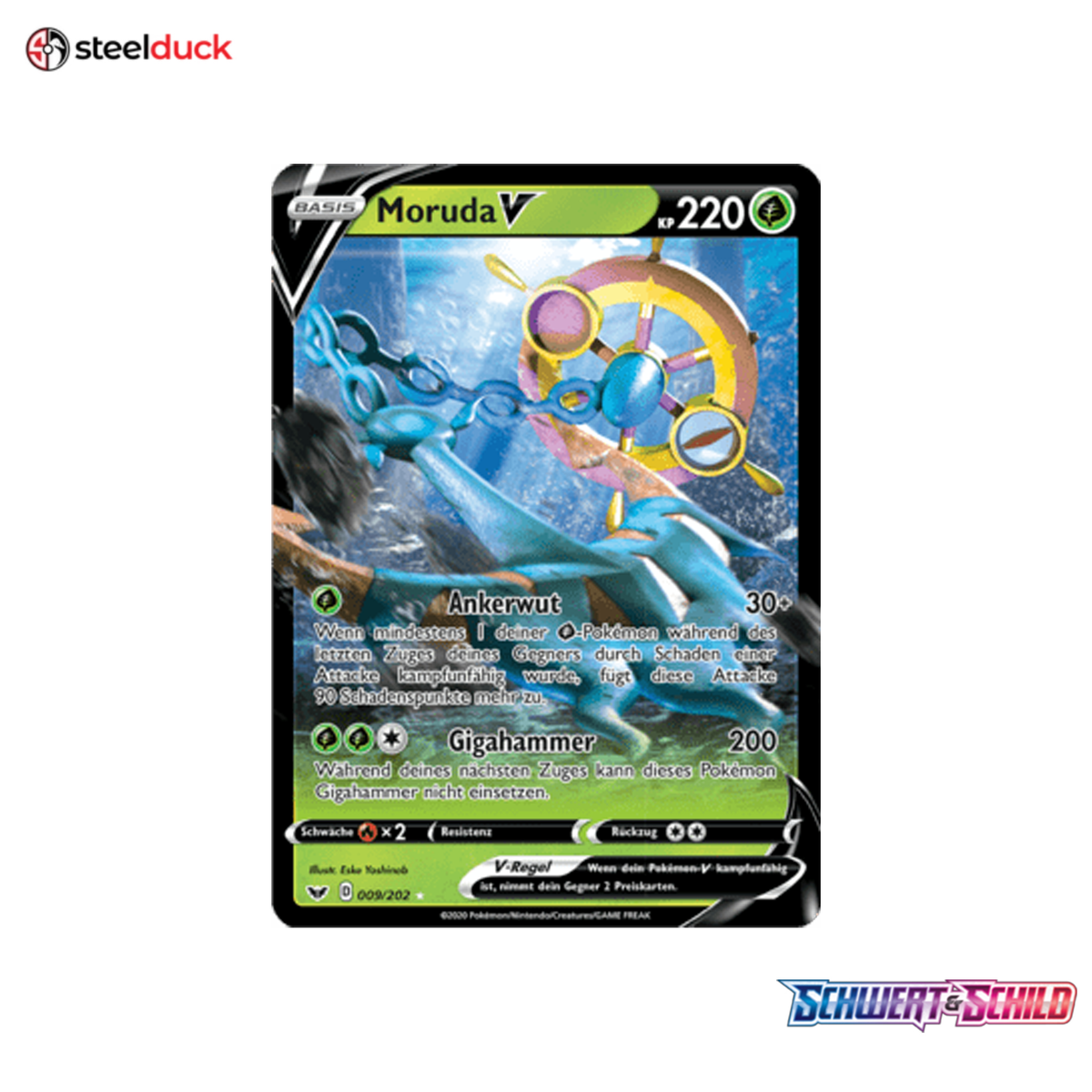 Moruda V (009/202) Schwert & Schild - Holo Rare V