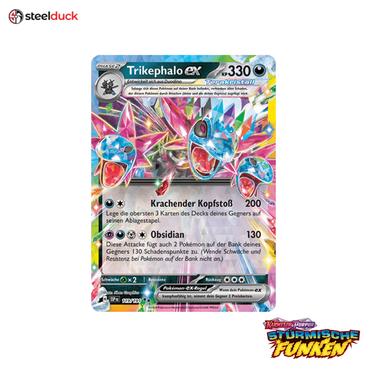 Trikephalo ex (119/191) Stürmische Funken - Double Rare