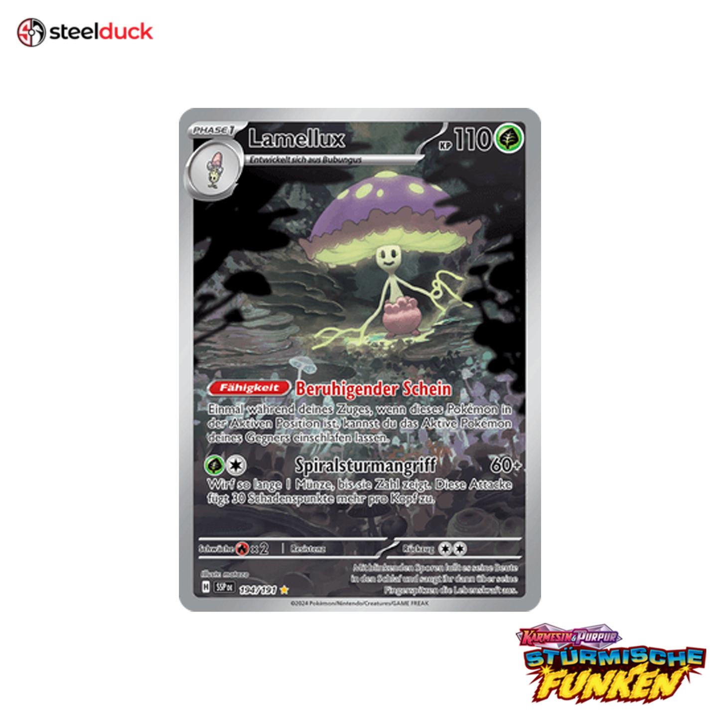 Lamellux (194/191) Stürmische Funken - Illustration Rare