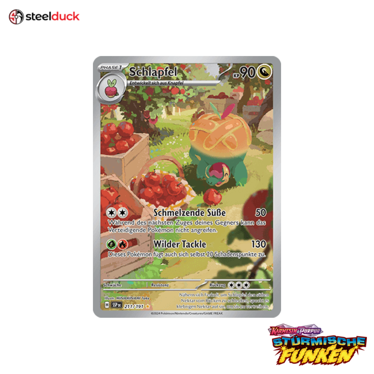 Schlapfel (211/191) Stürmische Funken - Illustration Rare