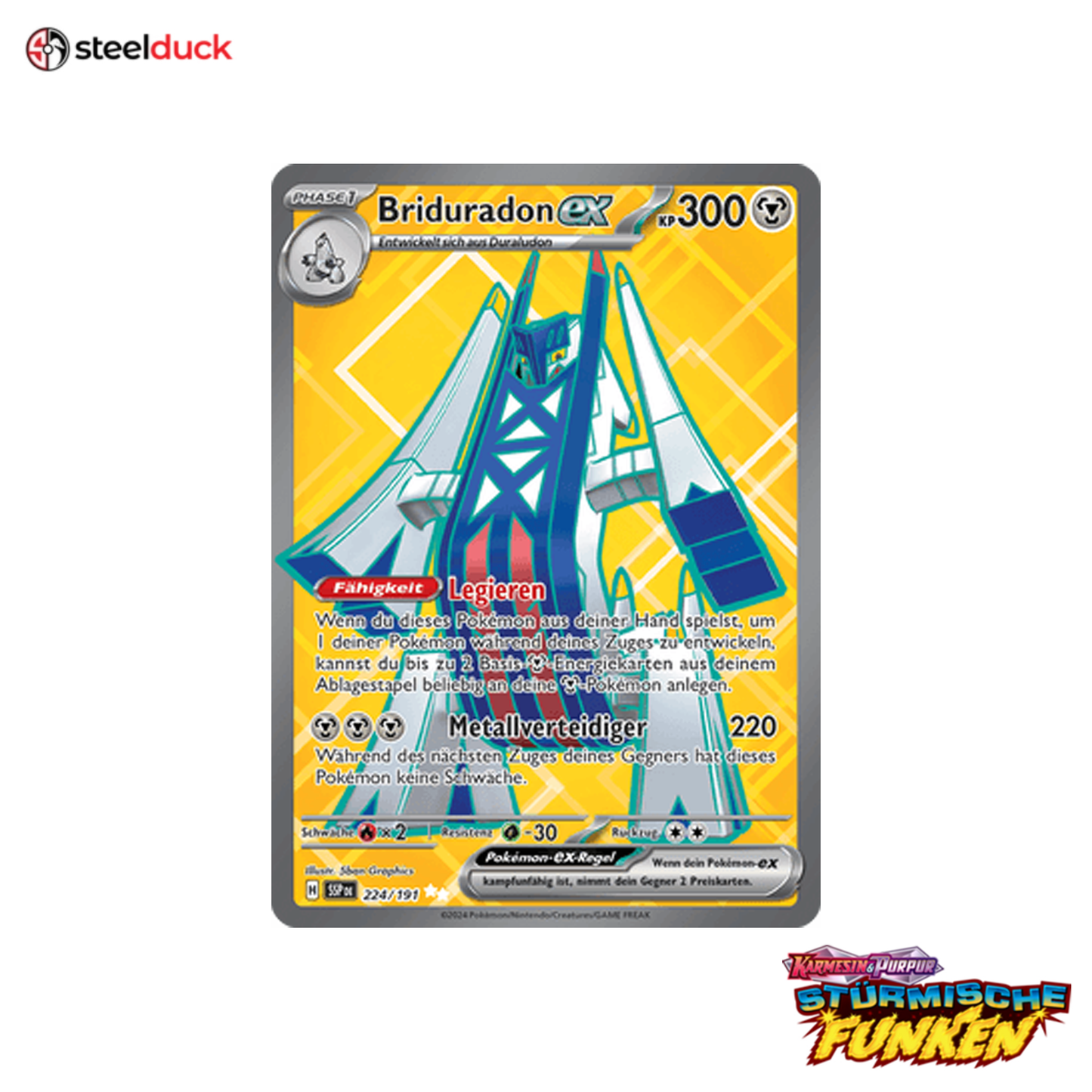 Briduradon ex (224/191) Stürmische Funken - Ultra Rare