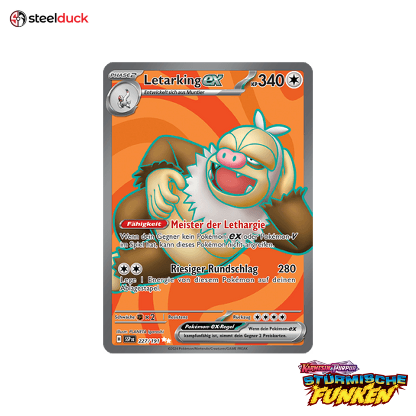 Letarking ex (227/191) Stürmische Funken - Ultra Rare