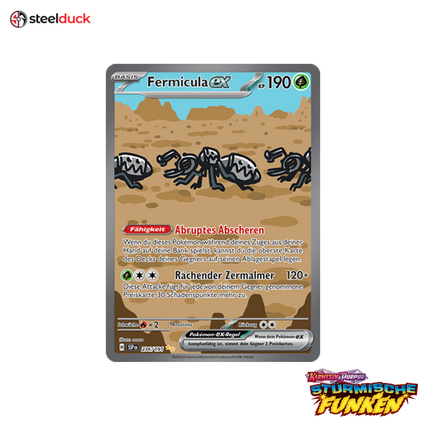 Fermicula ex (236/191) Stürmische Funken - Special Illustration Rare