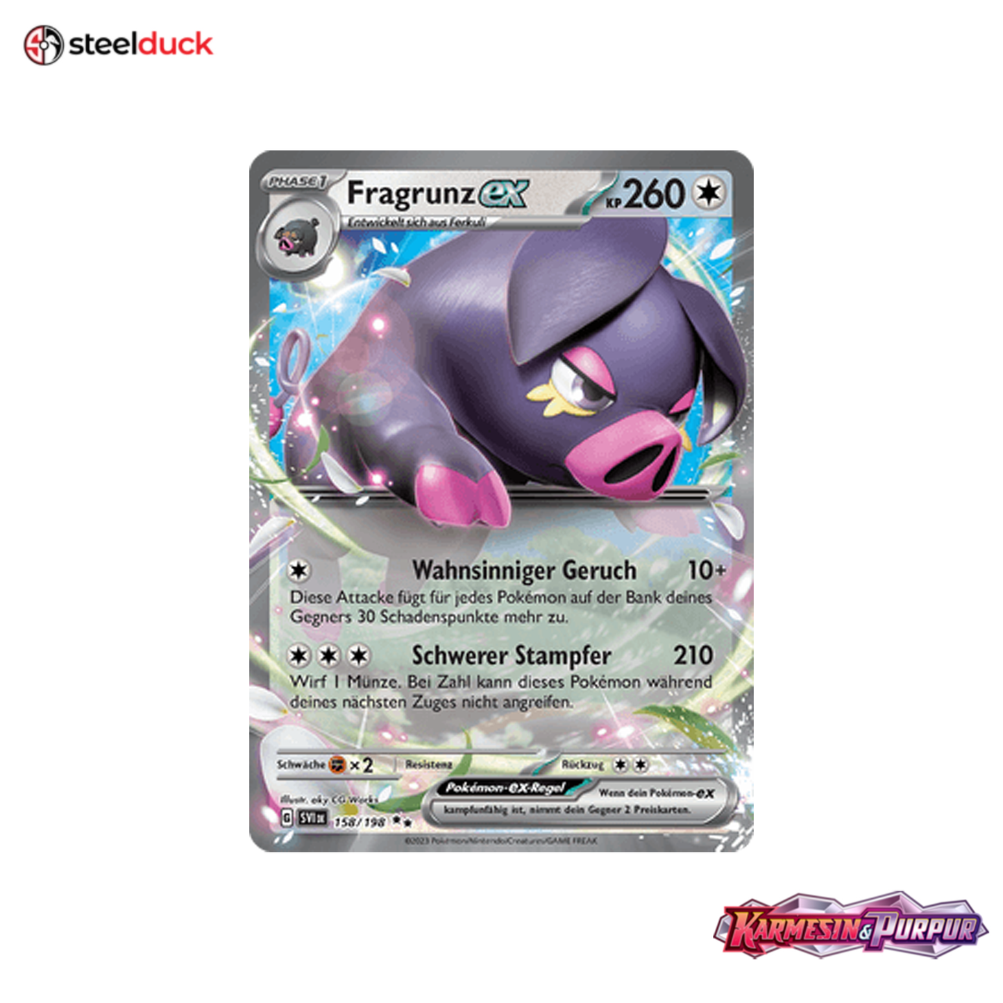 Fragrunz ex (158/198) Karmesin & Purpur - Double Rare