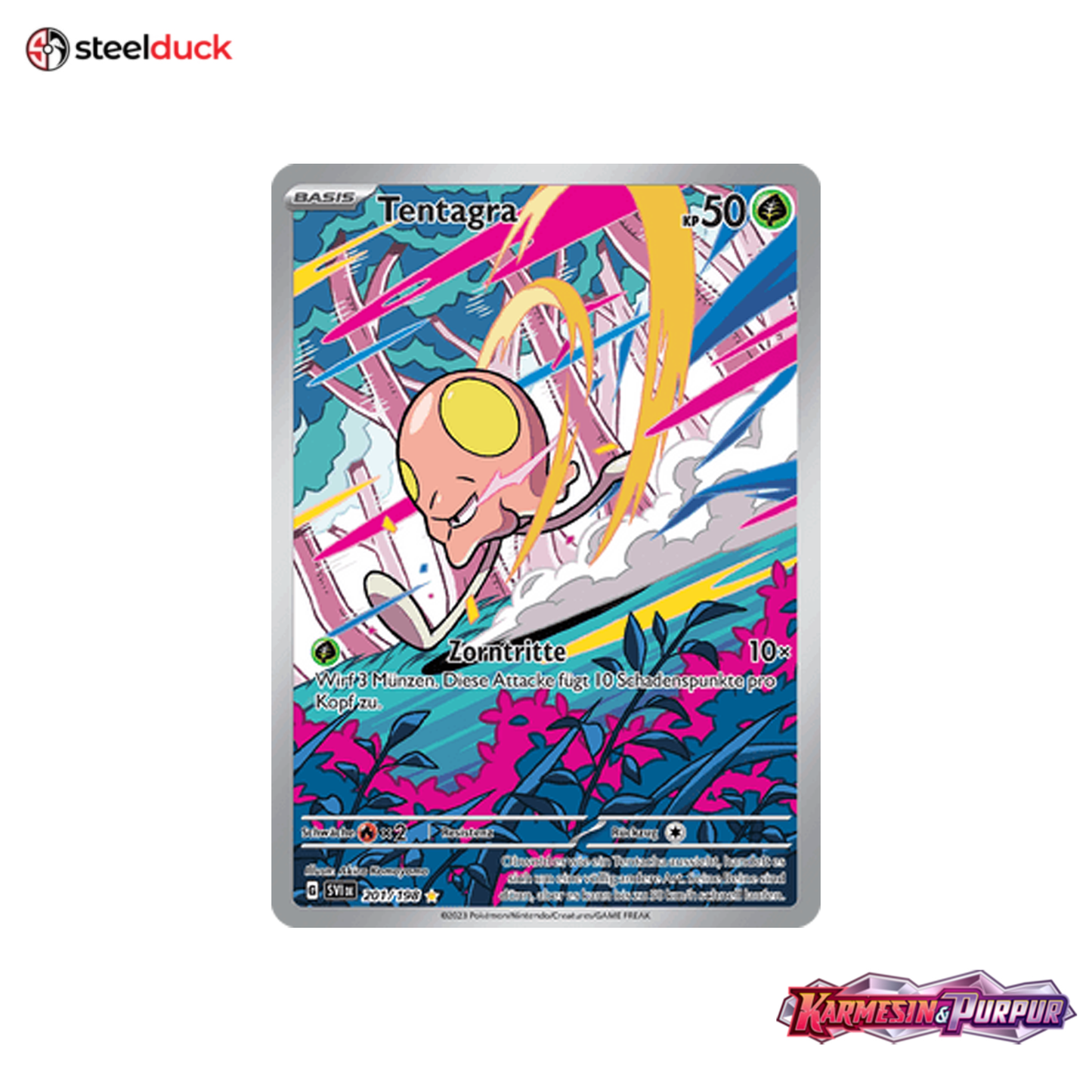 Tentagra (201/198) Karmesin & Purpur - Illustration Rare